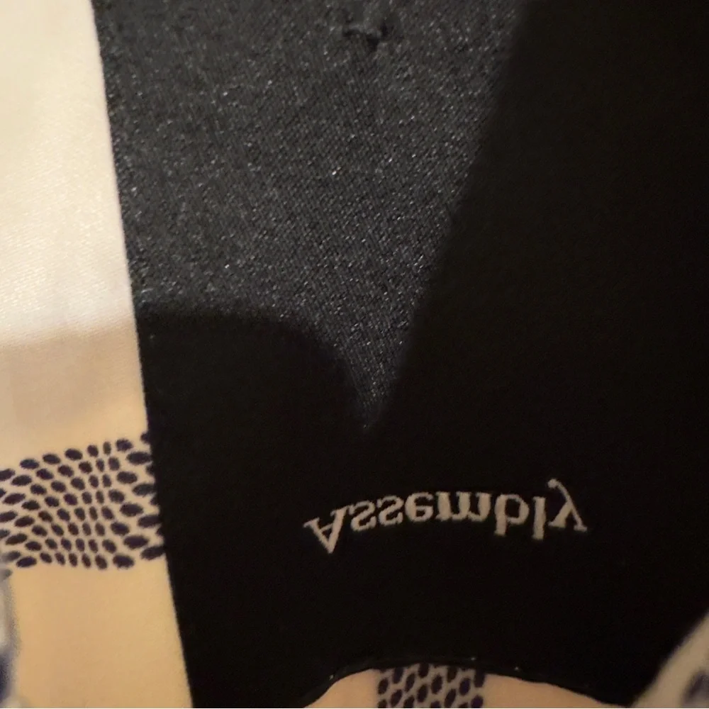 Assembly Label White and Blue Checkered Button Down Shirt - Picture 3 of 4